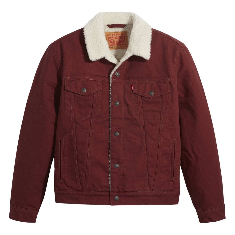 Levi's Jean Jacket Burgundy